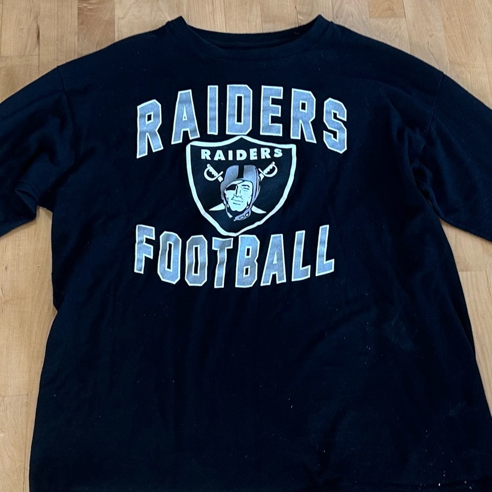 Vintage “Raiders Football” Long Sleeve